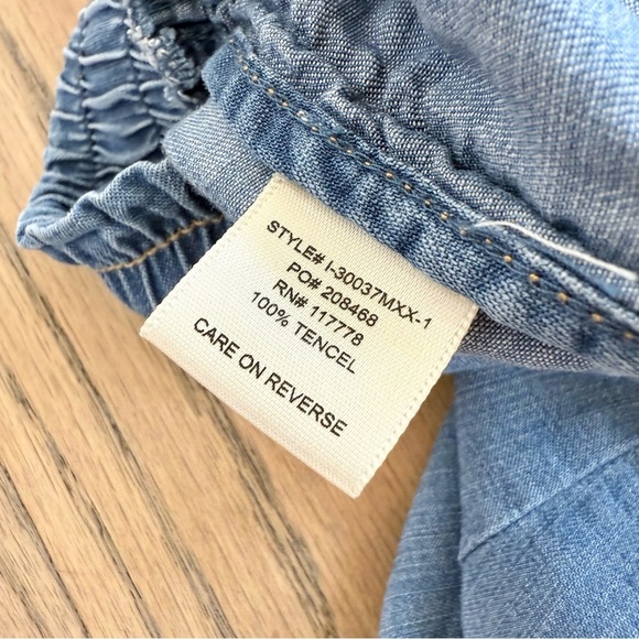 Lovestitch Women’s Tencel Blue Pull-On Casual Wear Drawstring Shorts Size Small - Picture 6 of 7